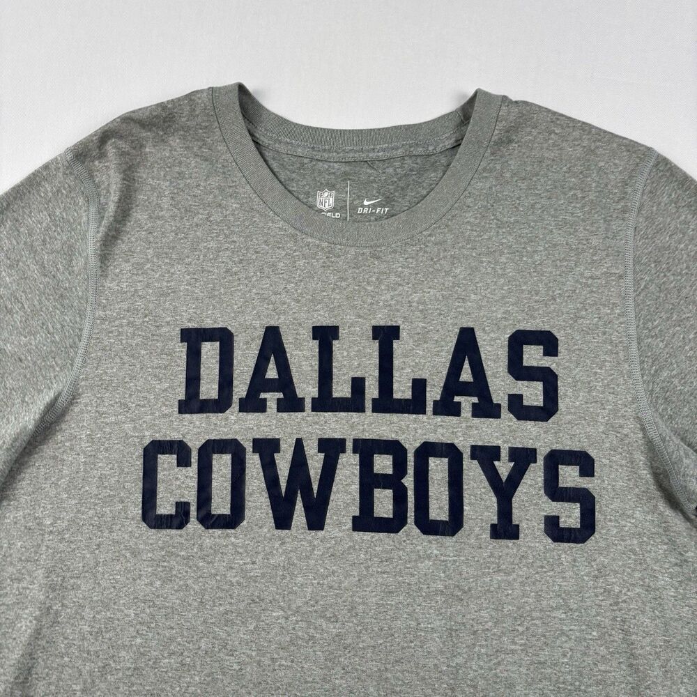 Dallas Cowboys Nike Dri Fit Mens NFL On Field Apparel Shirt Small Athletic Cut - Picture 3 of 9